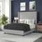Flash Furniture Gray Full Platform Bed with Tufted Headboard YK-1077-GY-F-GG - alternate 1